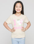 Little M Short Sleeve T-Shirt Print Love Mommy Camo