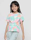Littl M Camo Print Kaos Anak Perempuan