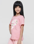 Little M Kaos Lengan Pendek Anak Perempuan Print I Love Grandma