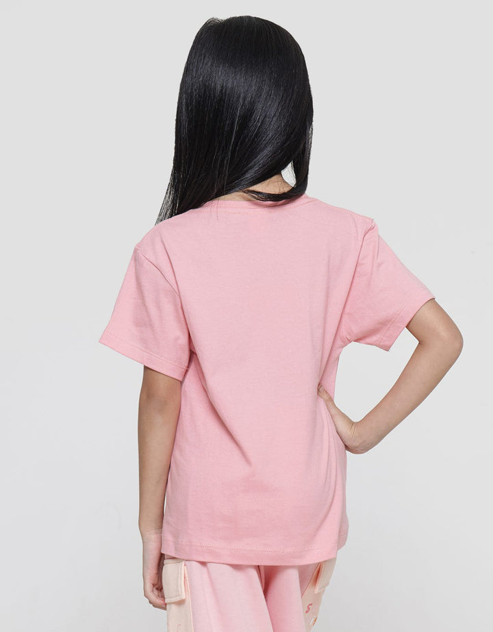 Little M Kaos Lengan Pendek Anak Perempuan Print I Love Grandma