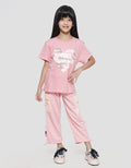 Little M Kaos Lengan Pendek Anak Perempuan Print I Love Grandma