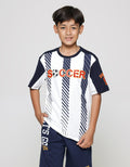 Aero Short Sleeve T-Shirt Soccer Print Salur