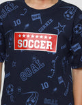 Aero Short Sleeve T-Shirt Print Soccer Stars