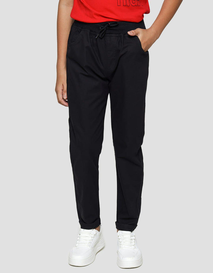 Aero Long Pant Basic Rib Black