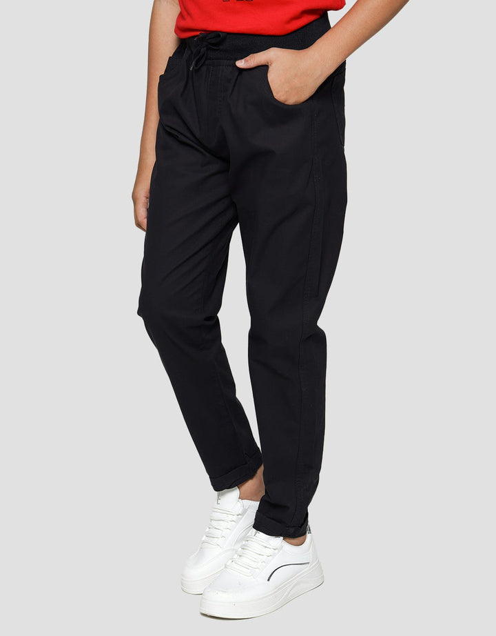 Aero Long Pant Basic Rib Black