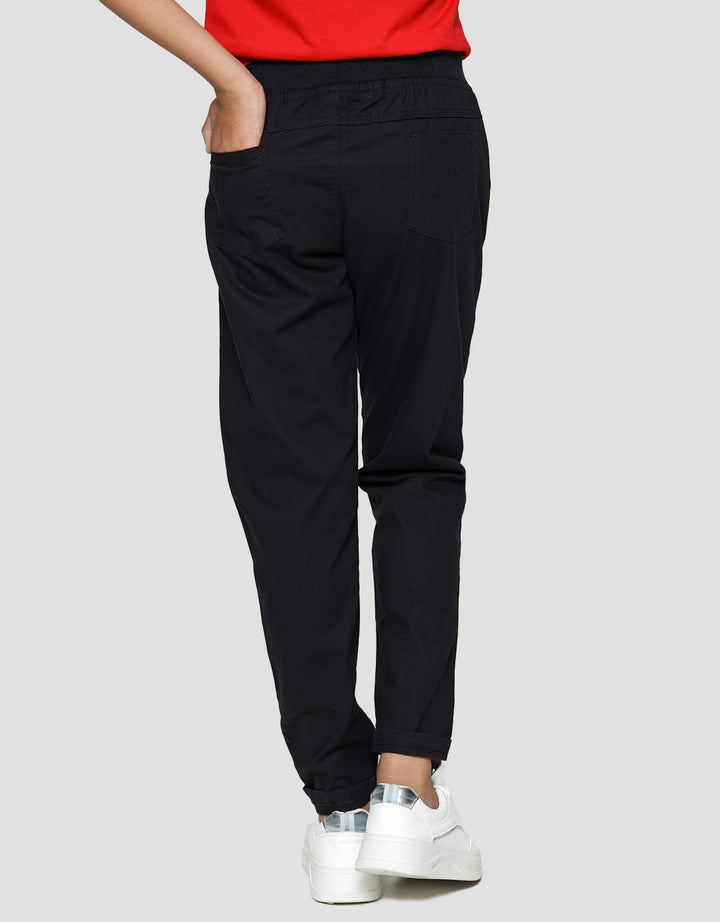 Aero Long Pant Basic Rib Black