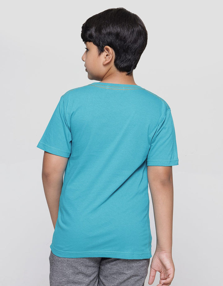 Aero Power Dino Print Kaos Anak Laki-laki