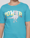 Aero Power Dino Print Kaos Anak Laki-laki