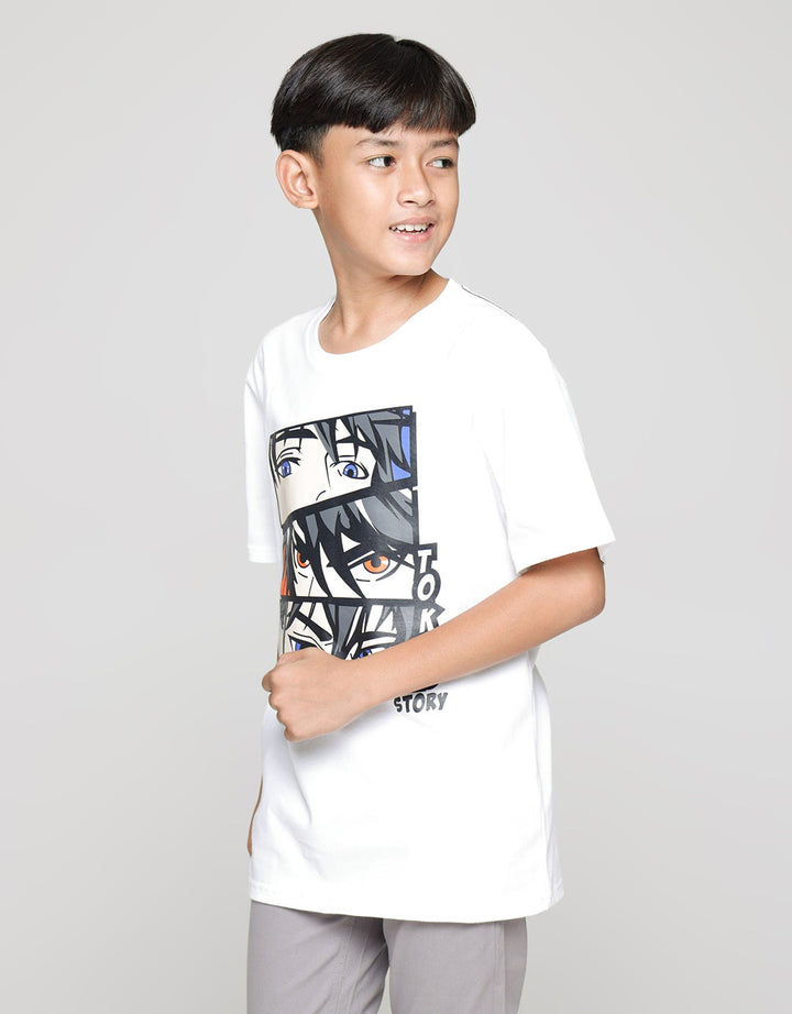 Aero Short Sleeve T-Shirt Print Anime Tokyo