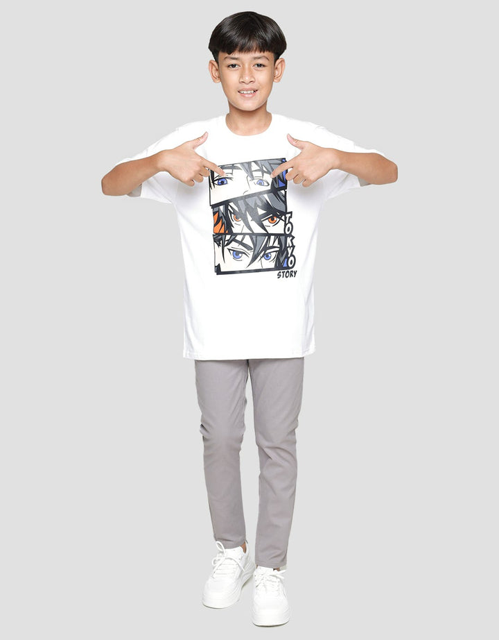 Aero Short Sleeve T-Shirt Print Anime Tokyo