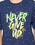 Aero Never Give Up Kaos Anak Laki-laki