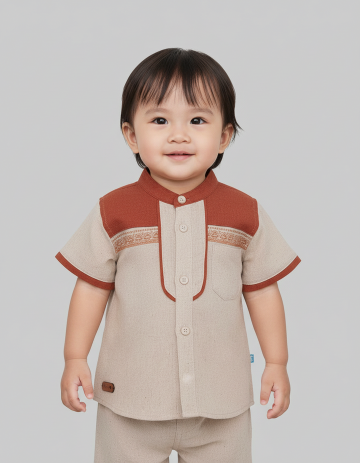 Pipiniko Shirt Textured Bordir Cars