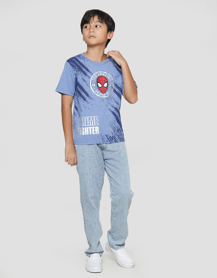Marvel Boys T-shirt Print Spiderman Face Amazing