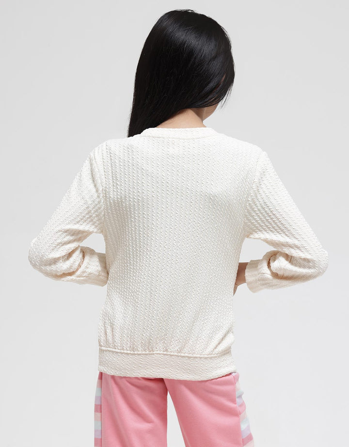 Little M Cardigan Texture Bunny Kantong