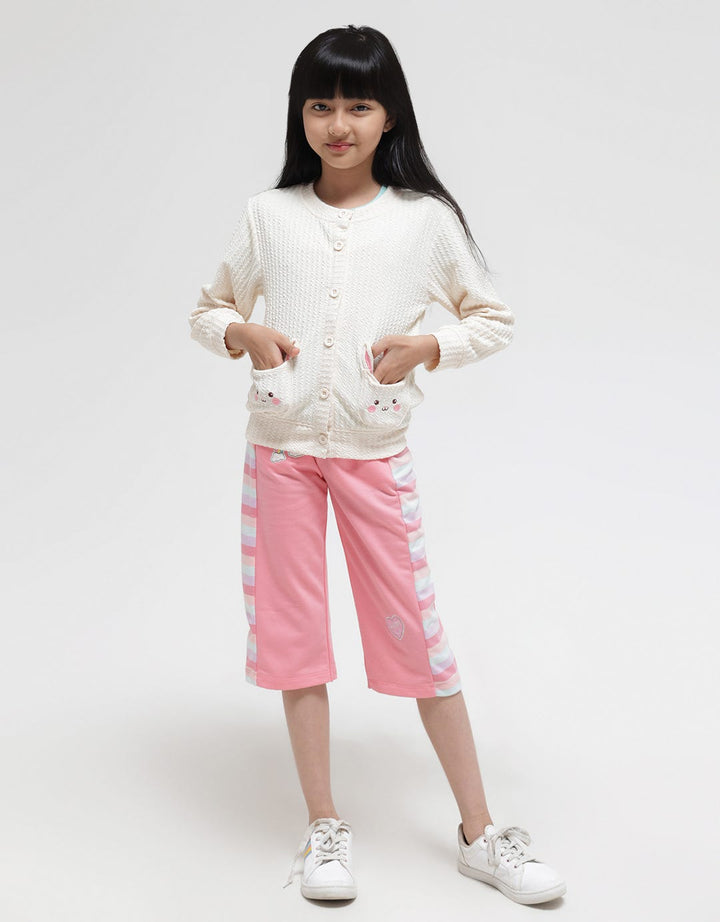 Little M Cardigan Texture Bunny Kantong