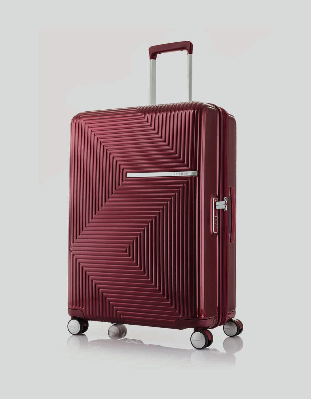 Samsonite Azio Spinner 25 Inch Exp Glossy Burgundy – Matahari.com