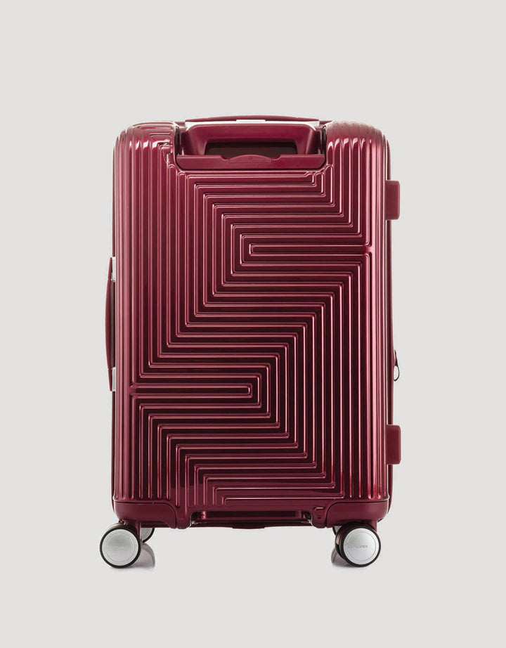 Samsonite Azio Spinner 20 Inch Exp Glossy Burgundy –