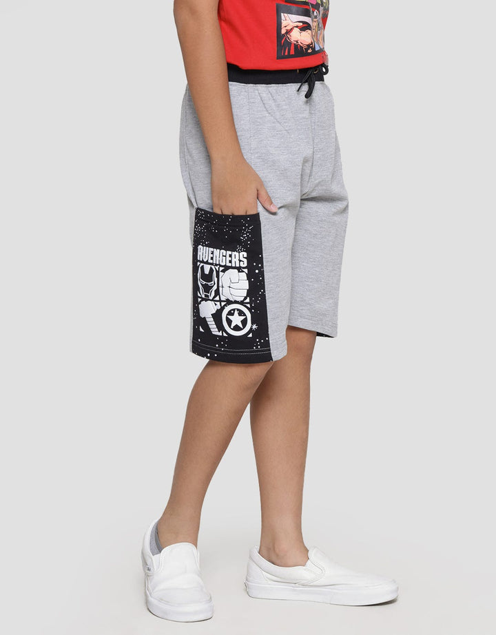 Marvel Avengers Splash Logo Boys Knit Shorts