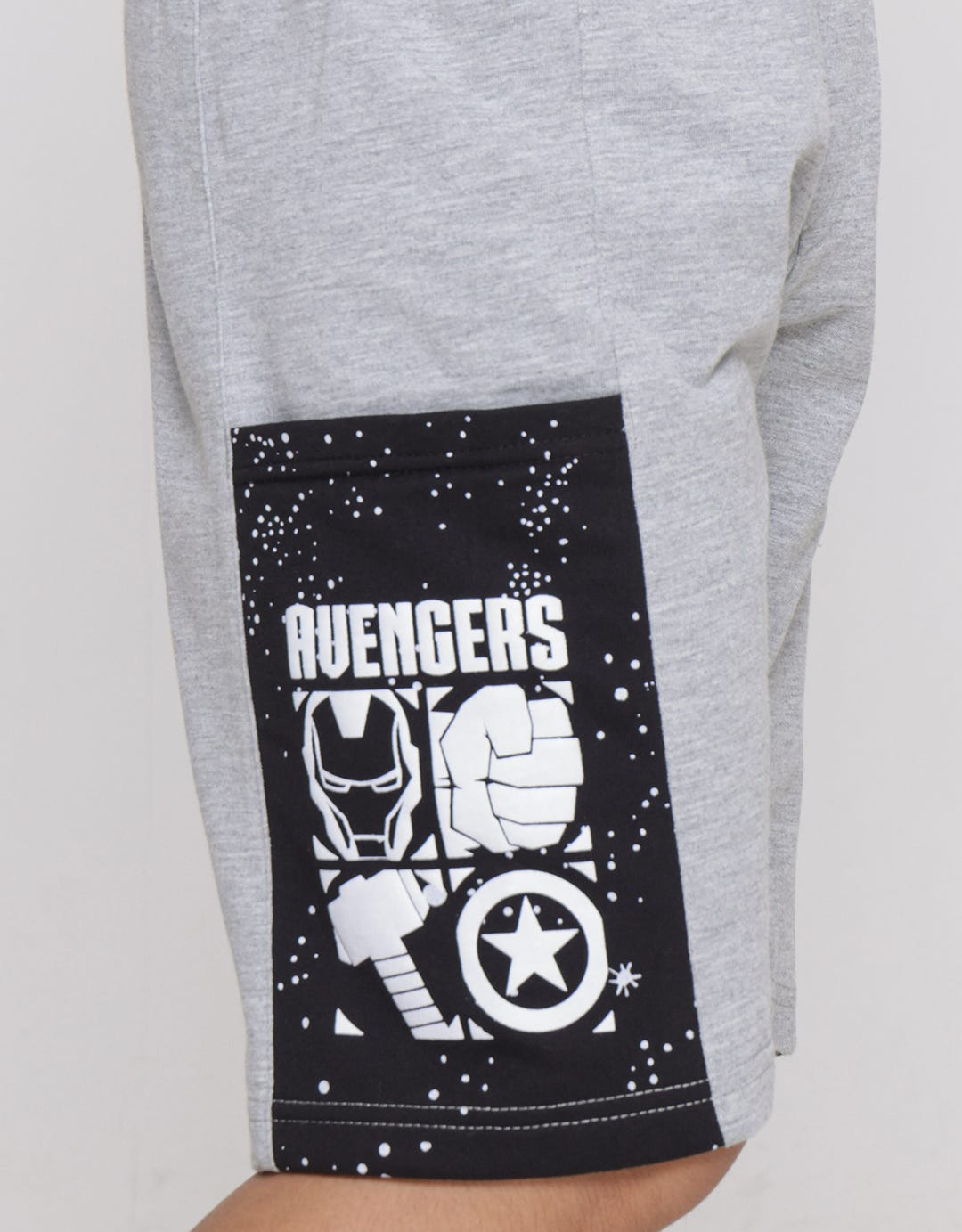 Marvel Avengers Splash Logo Boys Knit Shorts
