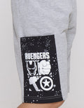 Marvel Avengers Splash Logo Boys Knit Shorts