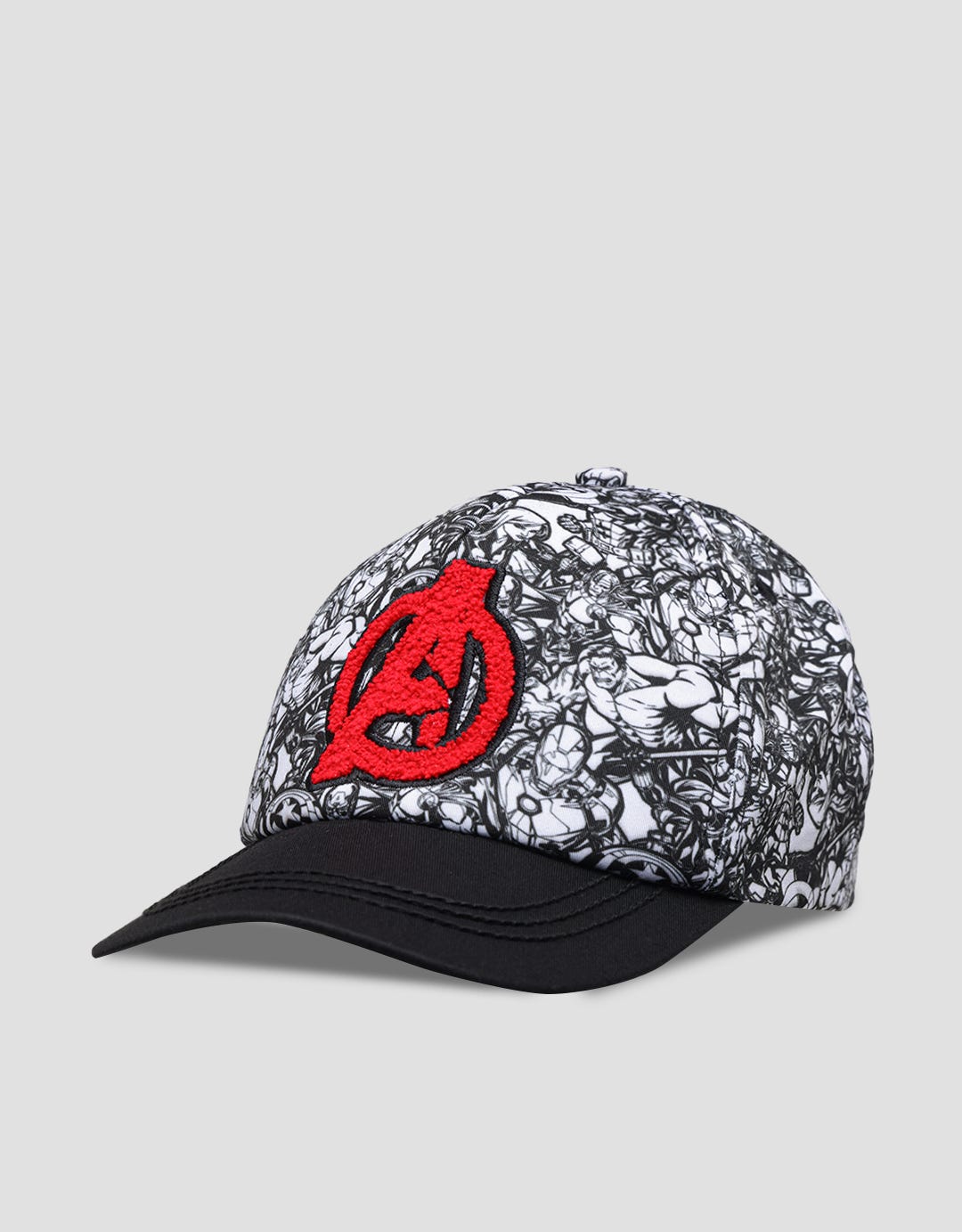 Marvel Topi Avenger Print Comic Logo Chenille Bludru