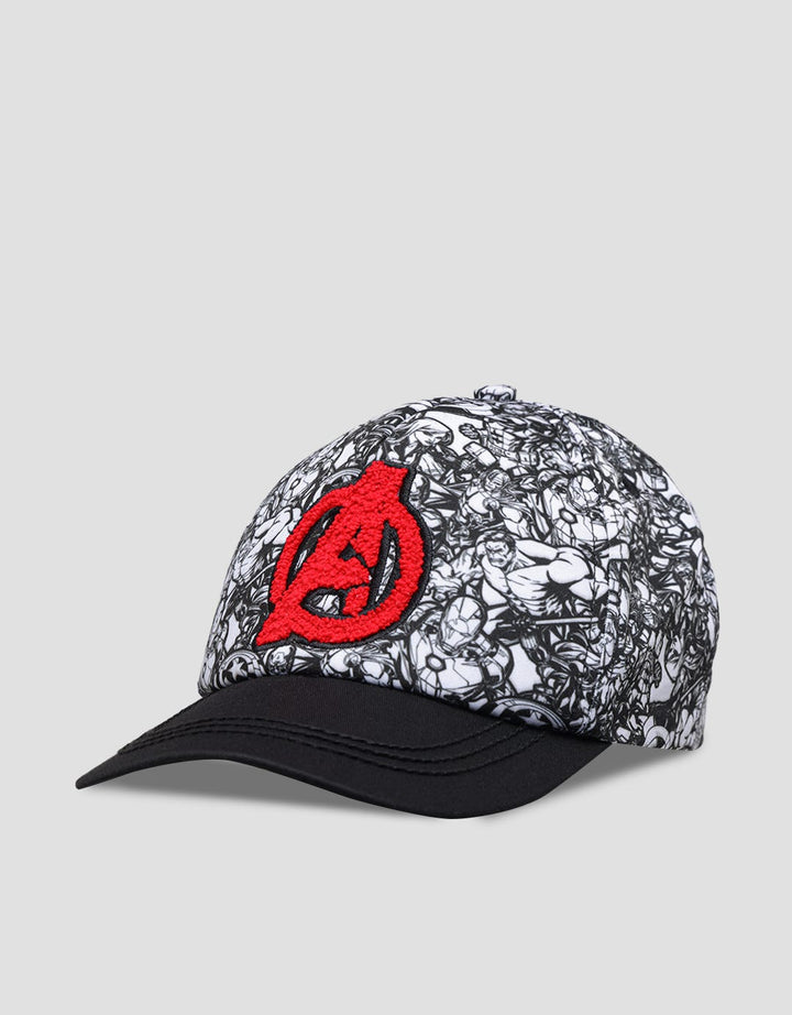 Marvel Topi Avenger Print Comic Logo Chenille Bludru