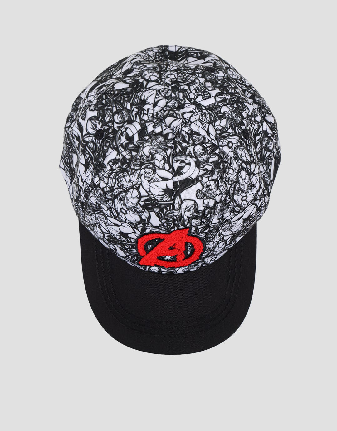 Marvel Topi Avenger Print Comic Logo Chenille Bludru