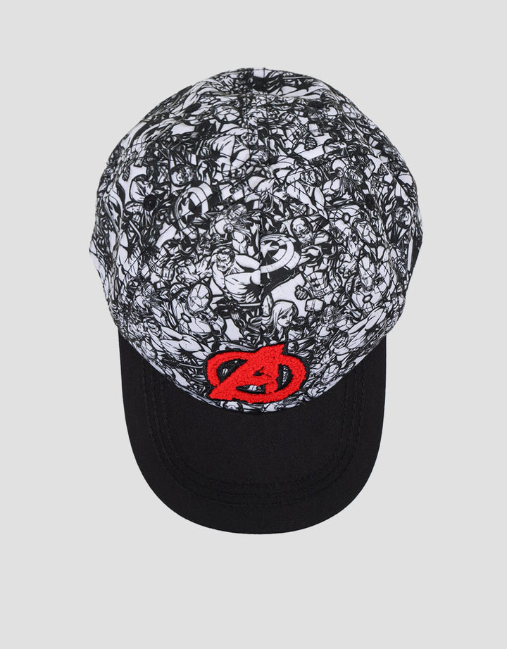 Marvel Topi Avenger Print Comic Logo Chenille Bludru