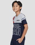 Marvel Spiderman Half Body Kaos Anak Laki-laki