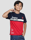 Marvel Spiderman Amazing Face Print Boys Short Sleeve T-shirt