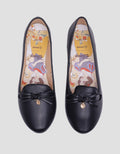 Disney Ribbon Slip On Ballerina Shoes Wanita
