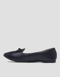 Disney Ribbon Slip On Ballerina Shoes Wanita