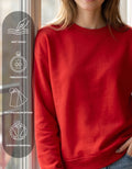 Nevada Solid Fleece Sweater Wanita
