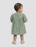 MxM Nevada Motif Floral Midi Dress Lengan Pendek Anak Perempuan