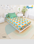 MxM Hawaii Fitted Sheet Sprei Single Polyester