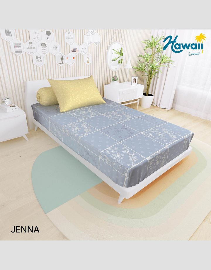 MxM Hawaii Fitted Sheet Sprei Single Polyester