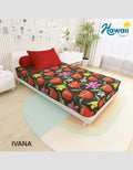 Mxm Hawaii Fitted Sheet Sprei Single 95 Gsm - 120X200X20