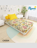 Mxm Hawaii Fitted Sheet Sprei Single 95 Gsm - 120X200X20