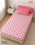 Mxm California Chingu Fitted Sheet Sprei Single 105 Gsm-120X200X20