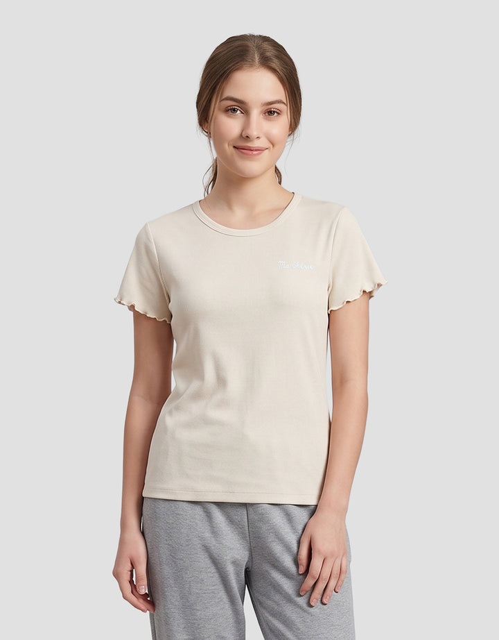 She'sense Ma Cherie Broderie Kaos Wanita