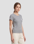 She'sense Oui Broderie Kaos Wanita