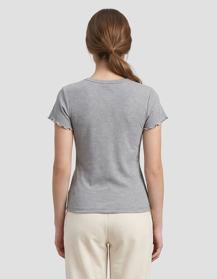 She'sense Oui Broderie Kaos Wanita