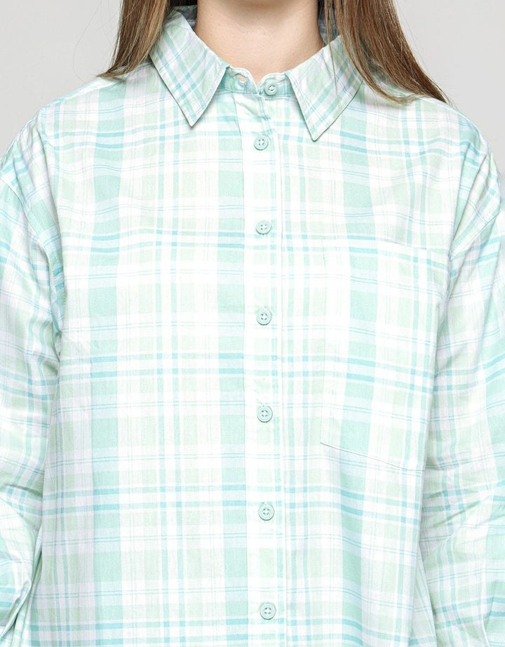 Nevada Long Sleeve Shirt Woven Top Reg Check