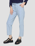 Nevada Women's Denim Bottom Slouchy Pants
