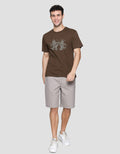 Cole Short Pants Woven Pull On Solid With Rib