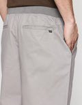 Cole Short Pants Woven Pull On Solid With Rib
