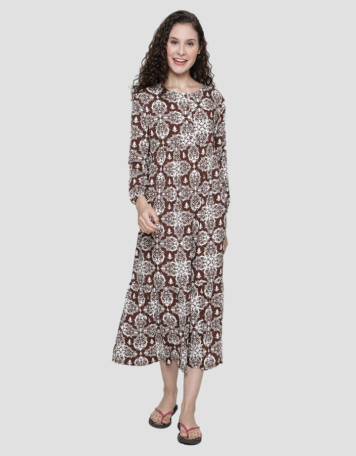 St. Yves Long Sleeve Maxi Dress Europian