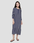 St. Yves Long Sleeve Maxi Dress Stripe Dress