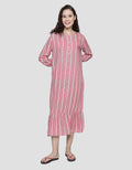 St. Yves Long Sleeve Maxi Dress Stripe Dress