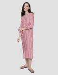 St. Yves Long Sleeve Maxi Dress Stripe Dress
